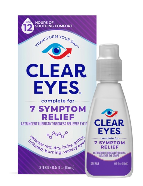 Clear Eyes 7 Symptom Relief Eye Drops