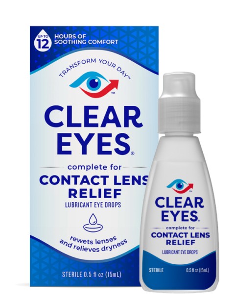 Clear Eyes Contact Lens Multi-Action Relief Eye Drops — Mountainside  Medical Equipment