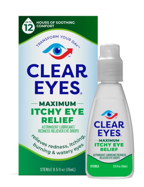 Clear Eyes Maximum Itchy Eye Relief Eye Drops