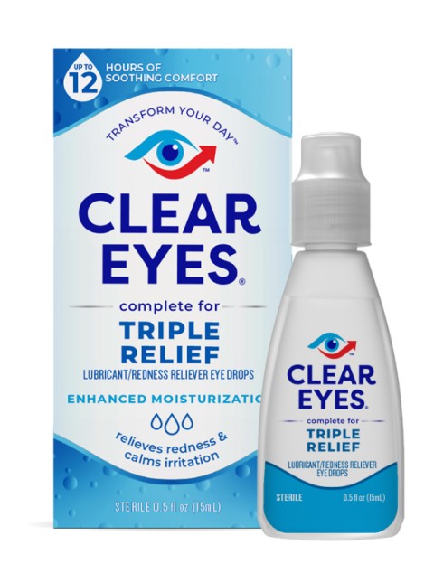 Clear eyes Cooling Comfort Lubricant/Redness Relief Eye Drops - 0.5 fl oz